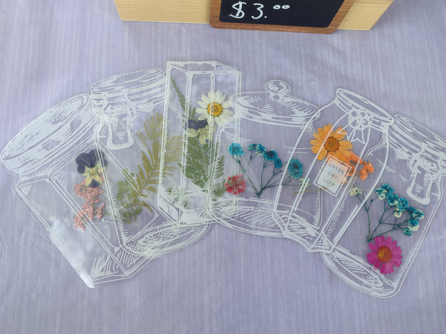 Pressed Floral Bookmarks