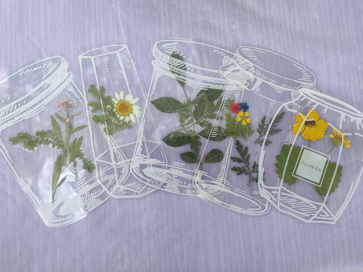 Pressed Floral Bookmarks