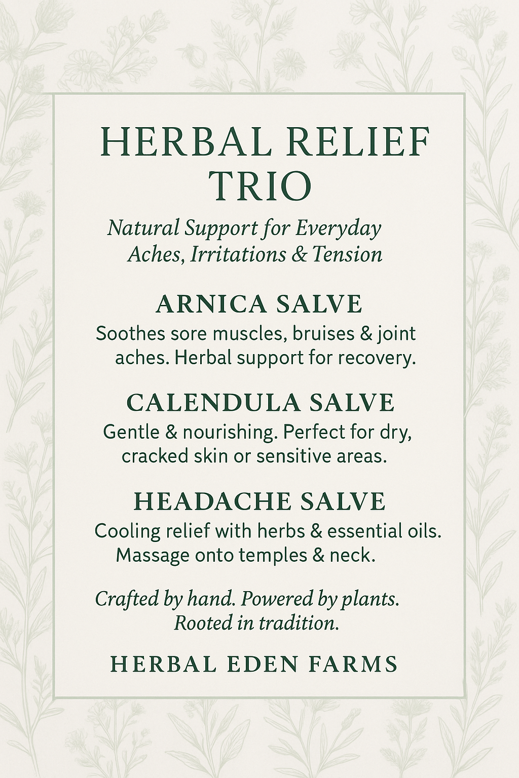 Herbal Relief Trio